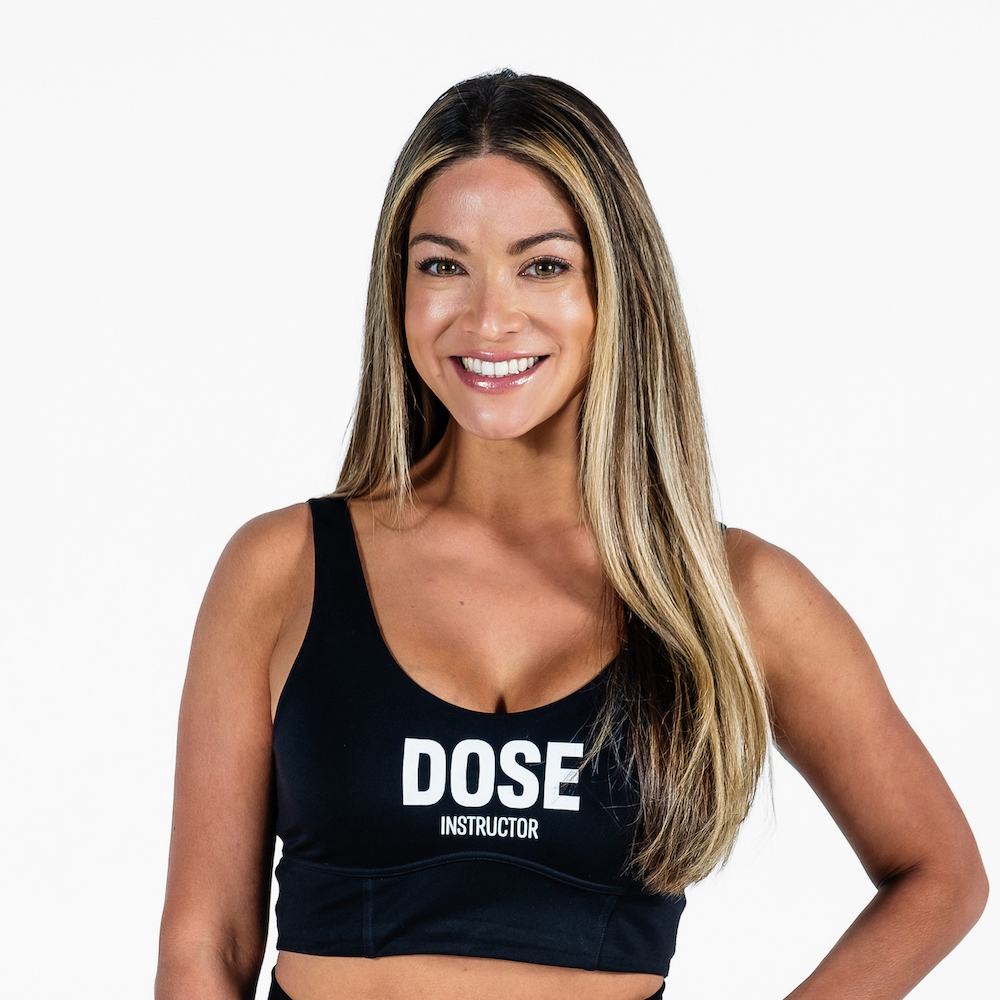 Portrait of DOSE Fitness yoga instructor Bianca